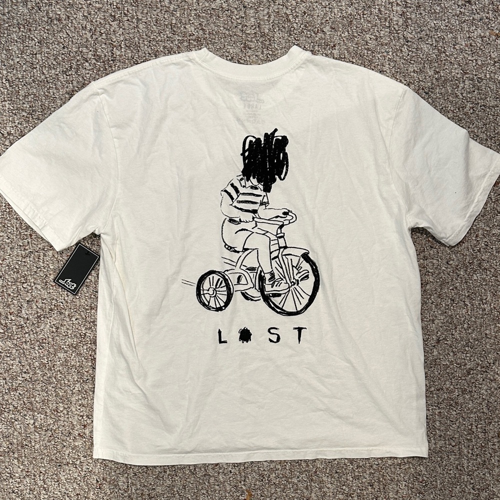 …Lost Classic Surf Brand White Tee Large. NWT